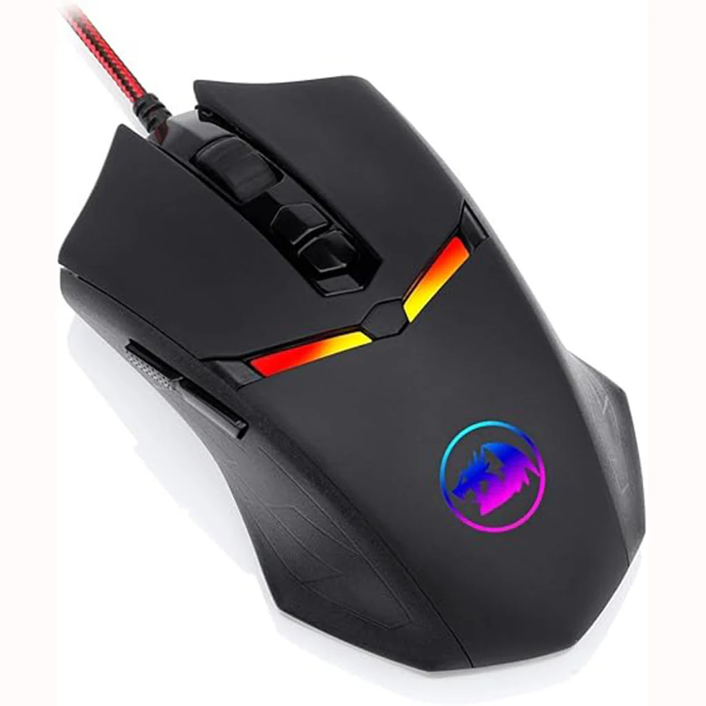 Redragon pc gear Redragon M602-1 Nemeanlion 2 RGB 7200 DPI gaming mouse front view