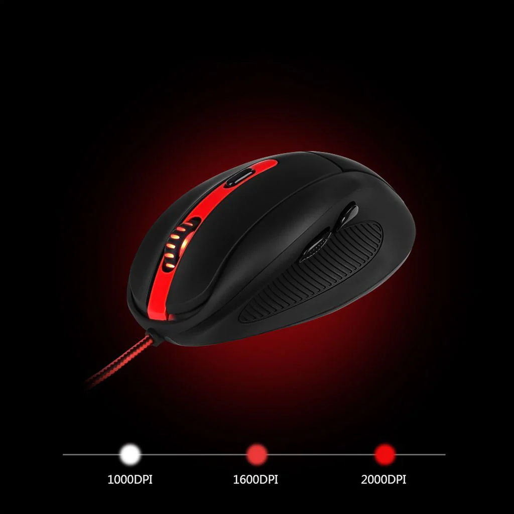 Redragon M605 Smilodon 2000 DPI USB Wired Gaming Mouse image 4