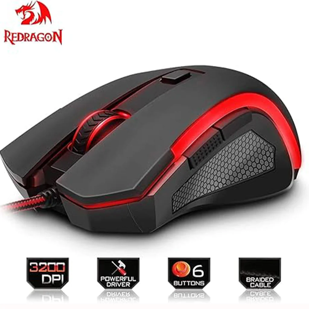 Redragon M606 Nothosaur 3200 DPI Gaming Mouse price in Pakistan product image