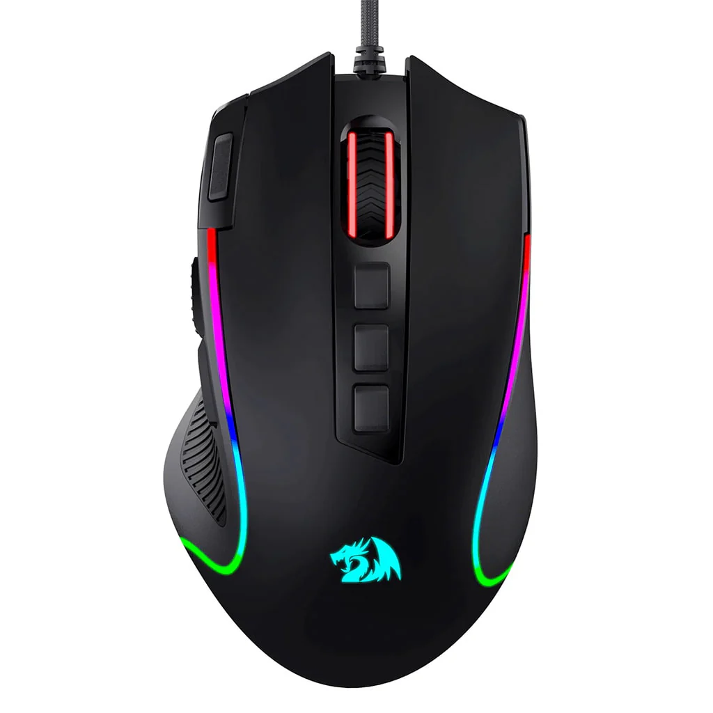 Redragon M612 Predator Black 8K DPI Rapid Fire Button Gaming Mouse price in Pakistan product image