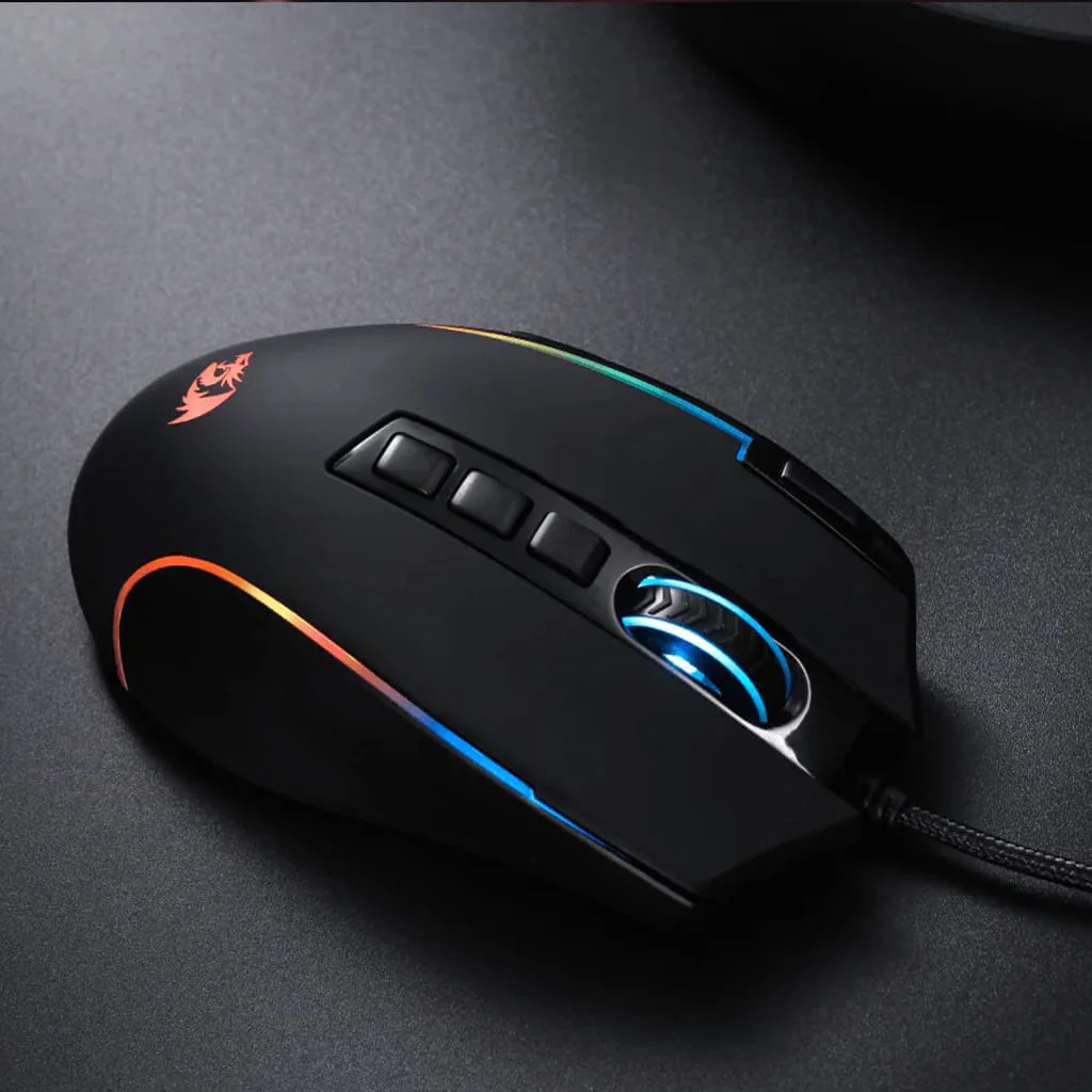 Redragon M612 Predator Black 8K DPI Rapid Fire Button Gaming Mouse image 4