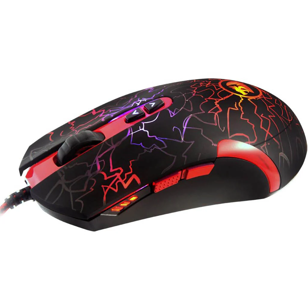 Redragon M701-A Lavawolf 7 programable buttons Wired Gaming Mouse price in Pakistan product image