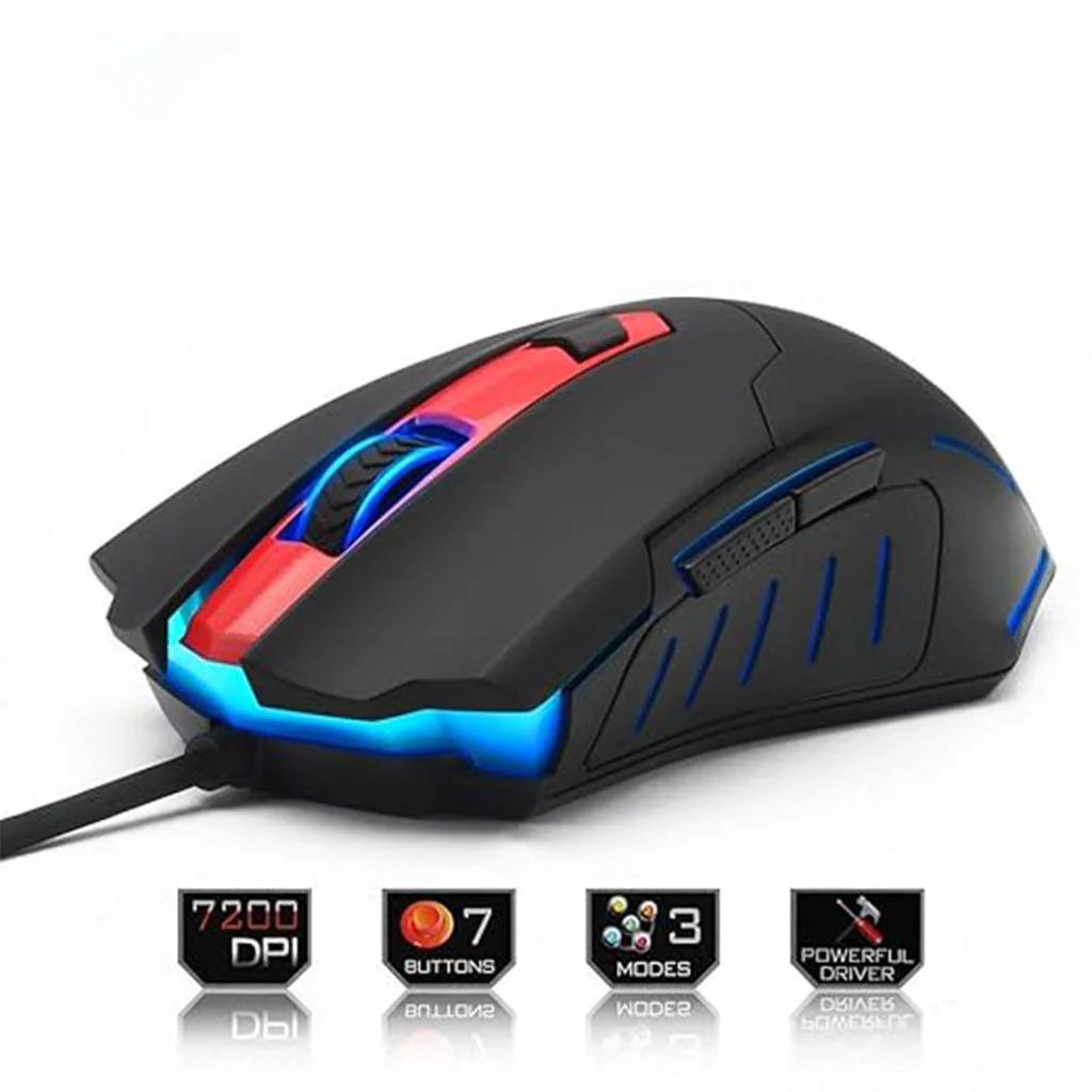 Redragon Pegasus M705 7200 DPI RGB Wired Gaming Mouse price in Pakistan product image