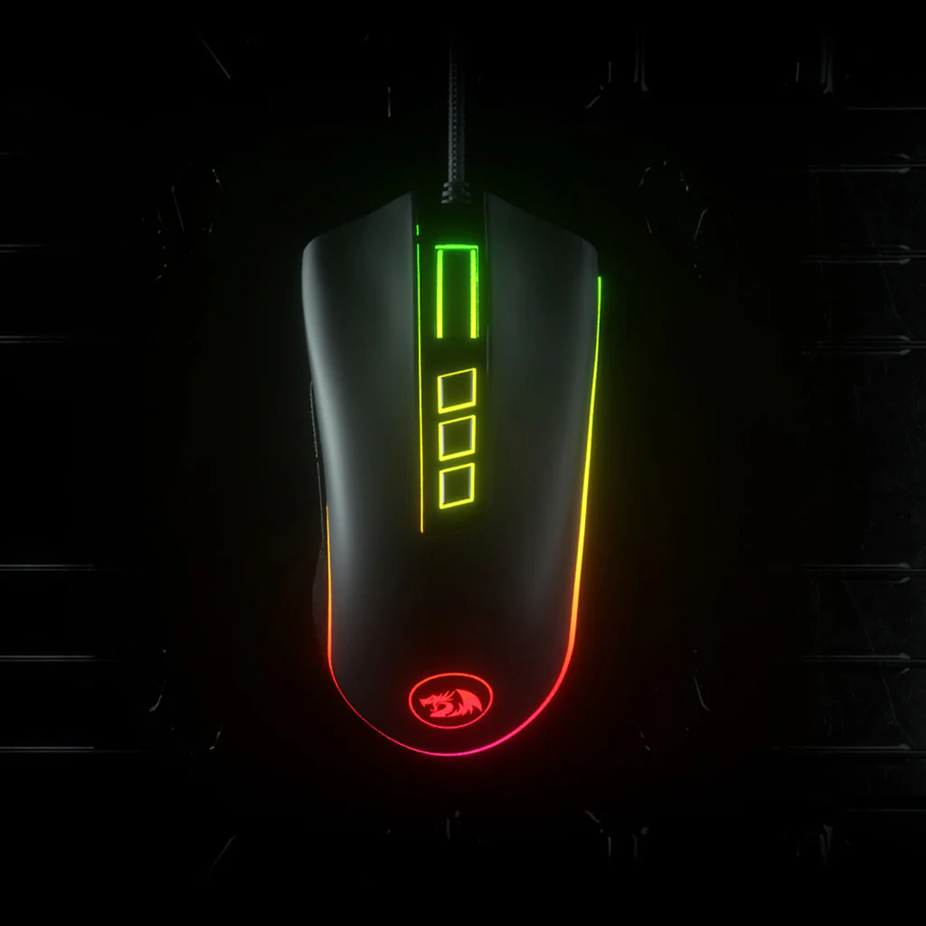 Redragon M711 Cobra Chroma Black 7 Programable Button Wired Gaming Mouse price in Pakistan product image
