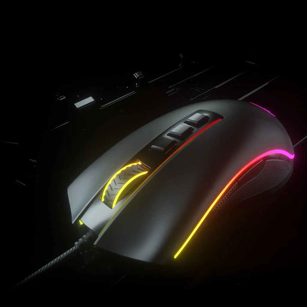 Buy Redragon M711 Cobra Chroma Black 7 Programable Button Wired Gaming Mouse online in Pakistan at WaddaGamer