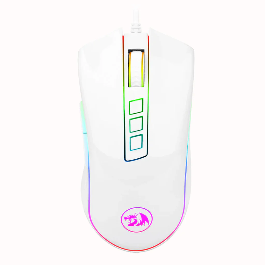 Redragon M711 White Cobra Chroma RGB 10000 DPI Gaming Mouse price in Pakistan product image