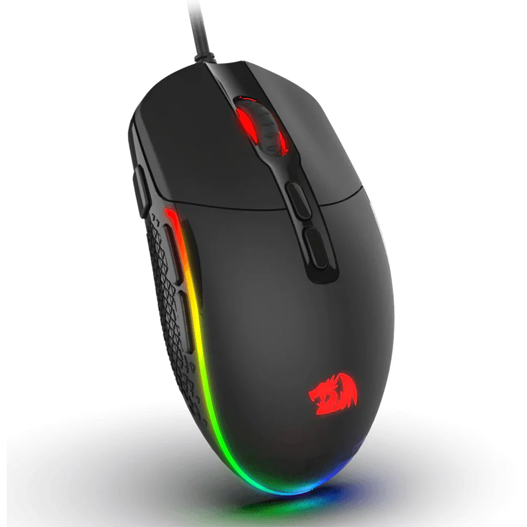 Redragon M719 Invader RGB 7 progeamable buttons Gaming Mouse price in Pakistan product image
