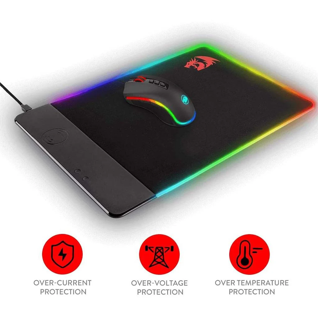 Redragon P025 Qi RGB Gaming Mousepad image 4