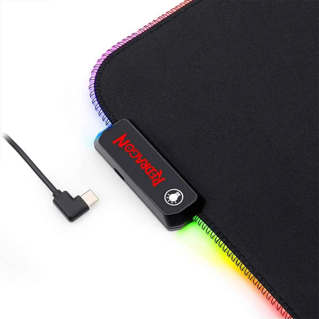 Redragon accessories Redragon Pluto RGB P026 Mousepad front view
