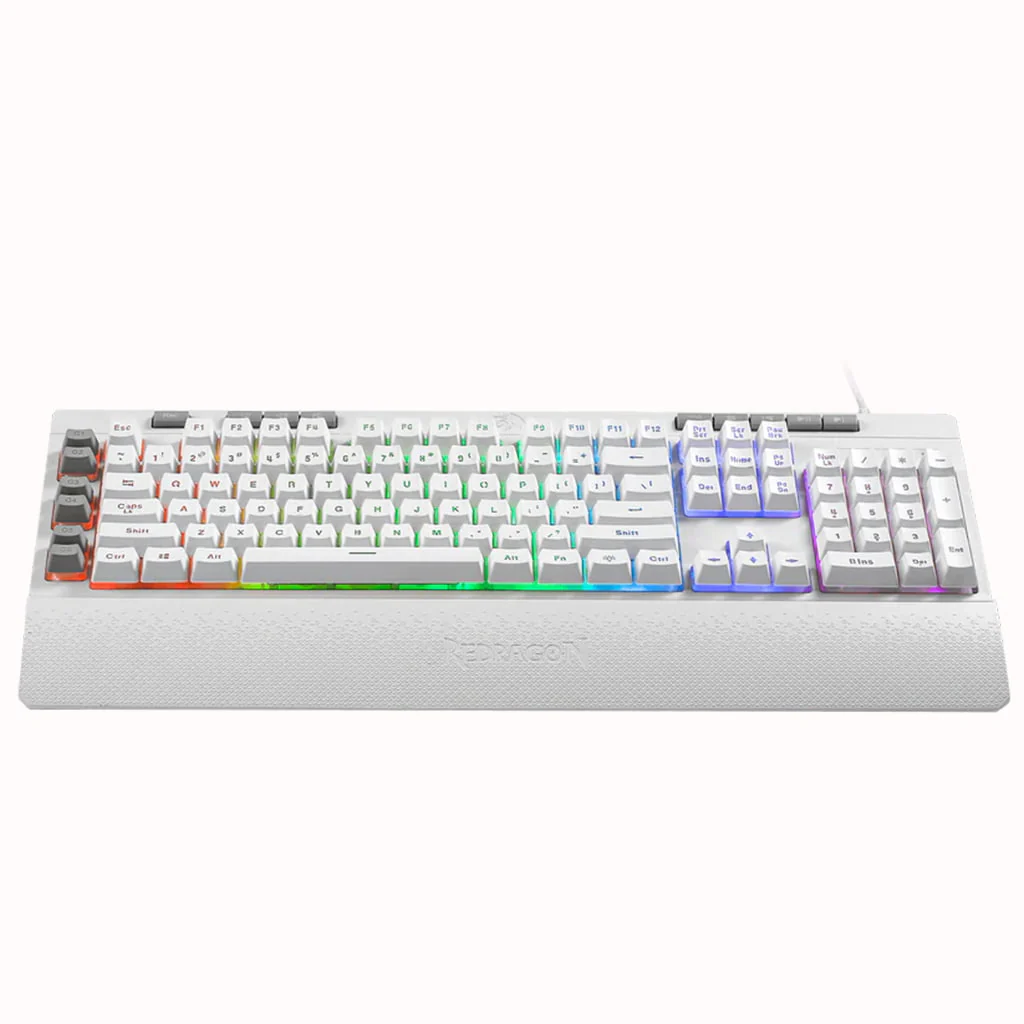 Redragon pc gear Redragon SHIVA K512W-RGB Wired Gaming Keyboard front view