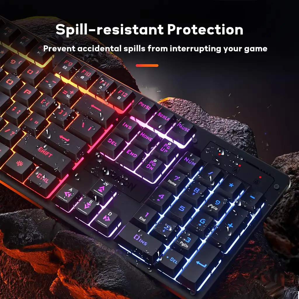 Buy Redragon NETHERBANE K521 RGB Wired Gaming Keyboard online in Pakistan at WaddaGamer
