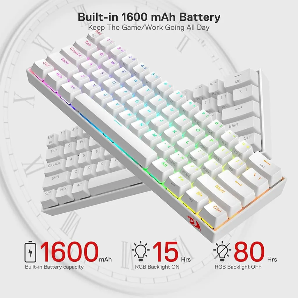Redragon Daraconic K530-Pro-W Gaming Keyboard image 4
