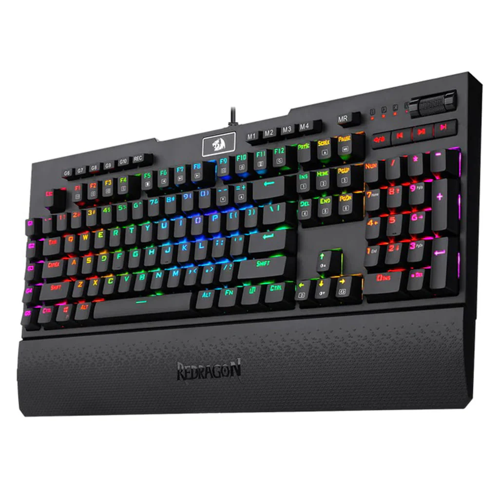 Redragon pc gear Redragon Brahma K586-B Mechanical Keyboard front view