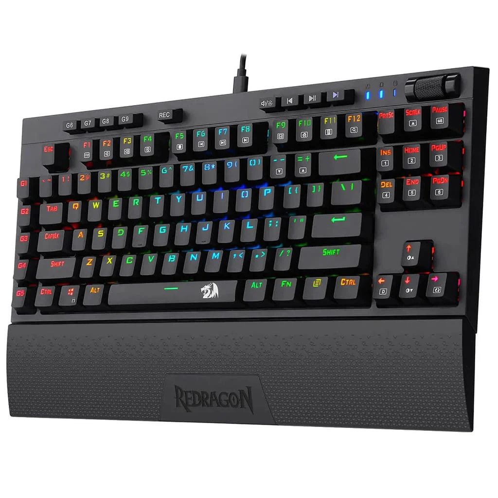 Redragon pc gear Redragon K588 Broadsward Mechanical Keyboard front view