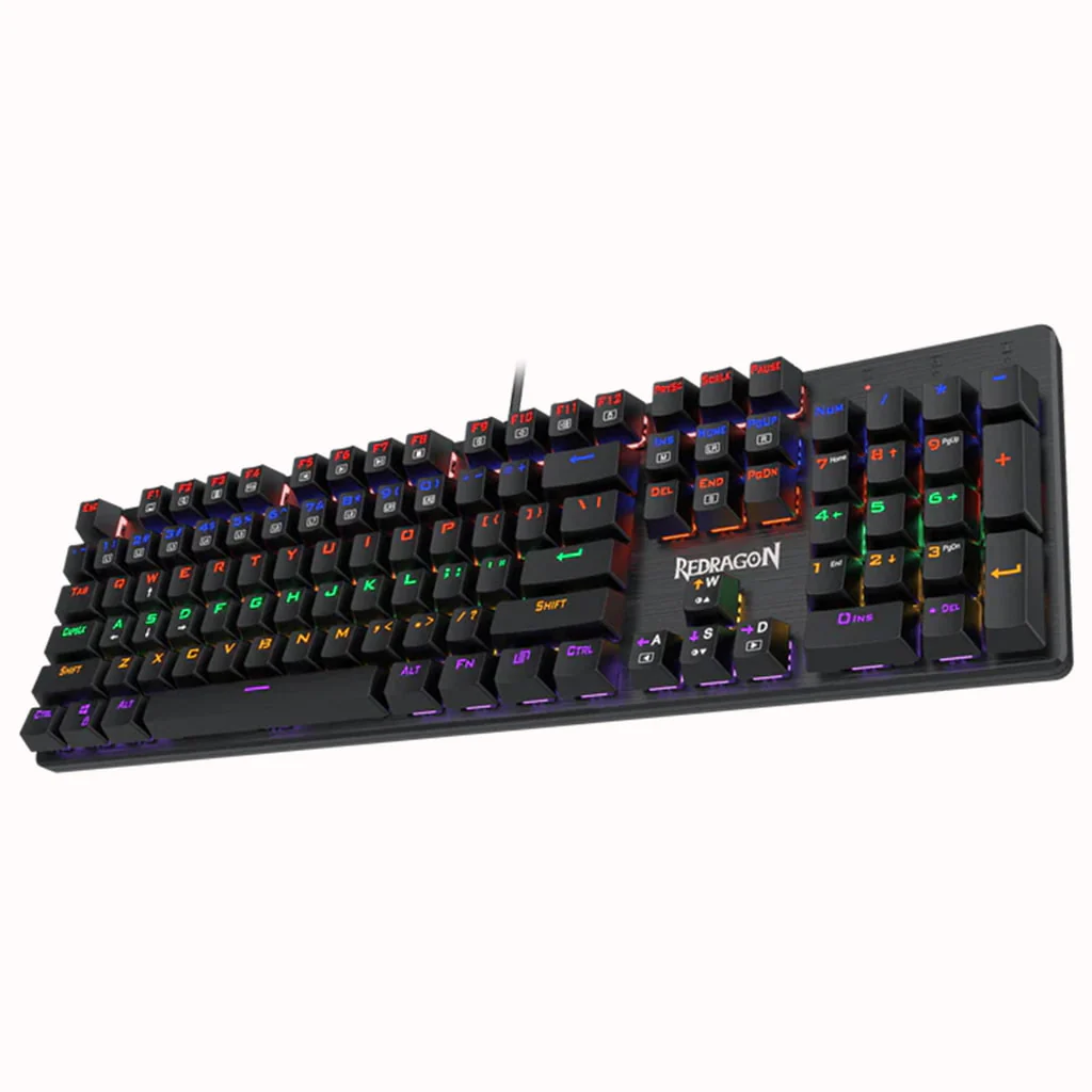 Redragon pc gear Redragon K608 Valheim Mechanical Keyboard front view