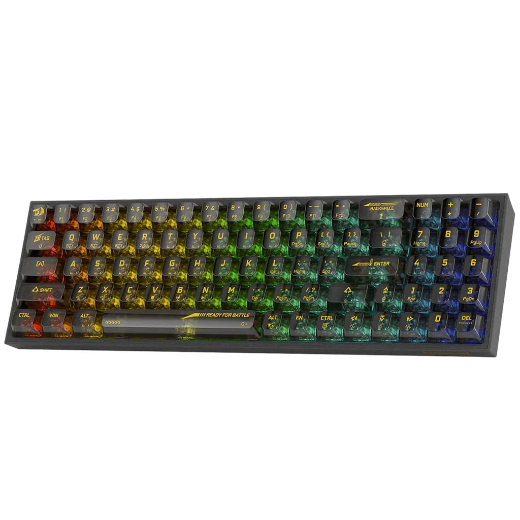 Redragon pc gear Redragon K628-BT Pollux Pro Gaming Keyboard front view