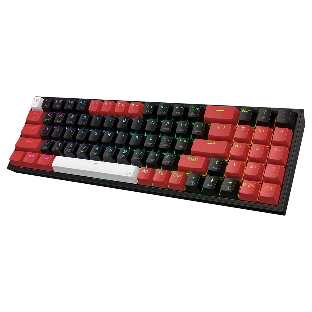 Redragon pc gear Redragon K628 BRW Pollux Pro Mechanical Keyboard front view