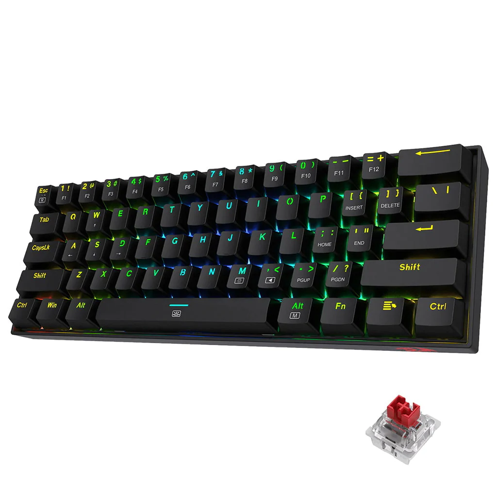 Redragon pc gear Redragon K630B Dragon Born Gaming Keyboard front view