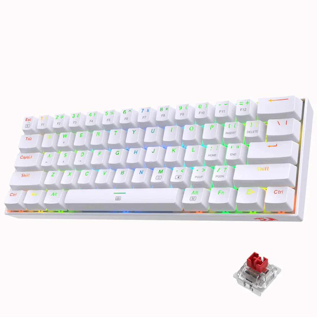 Redragon pc gear Redragon K630W Dragon Born Gaming Keyboard front view