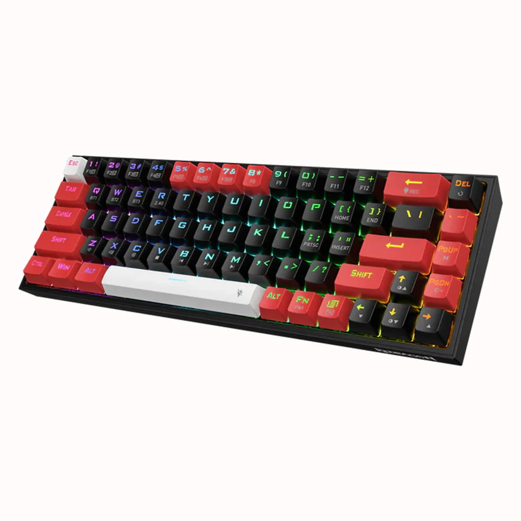 Redragon pc gear Redragon K631 BRW Castor Pro Gaming Keyboard front view