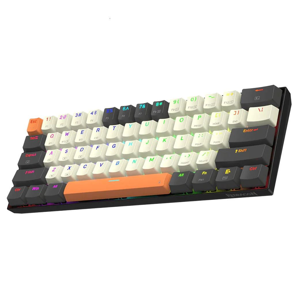 Redragon pc gear Redragon K644 Caraxes Pro Mechanical Keyboard front view