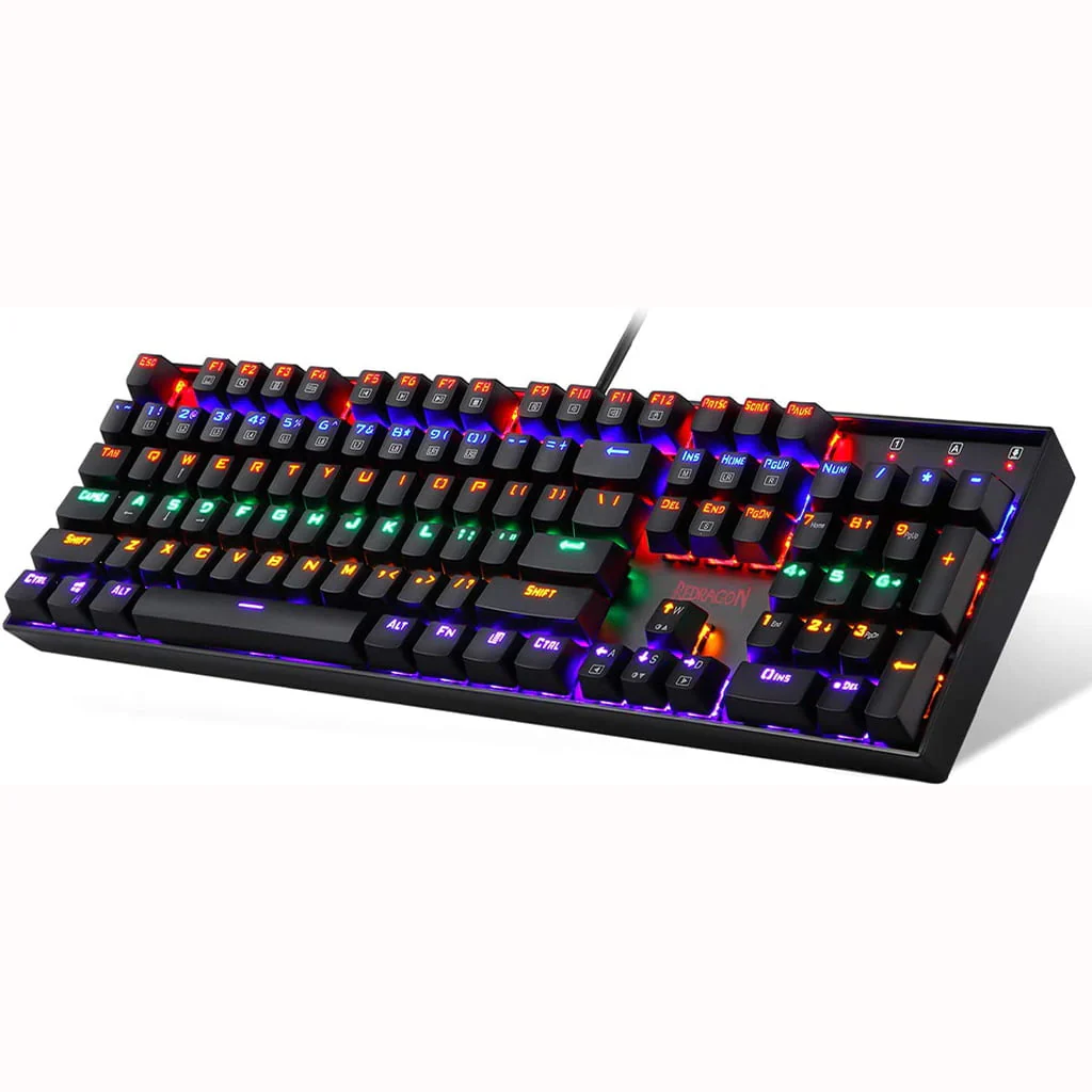 Redragon pc gear Redragon K551 Mitra Mechanical Keyboard front view