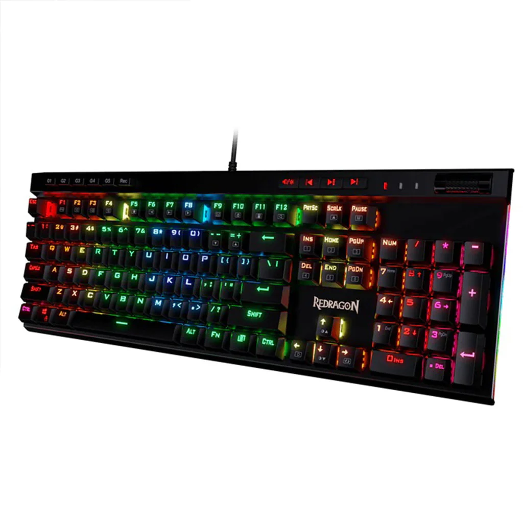 Redragon pc gear Redragon K580 Vata Mechanical Keyboard front view