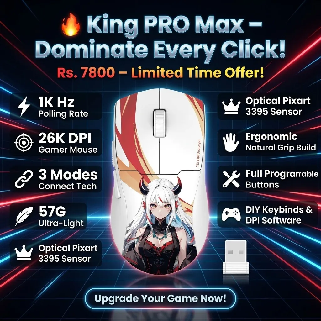 Redragon King Max M918 AKG-Pro Gaming Mouse price in Pakistan product image