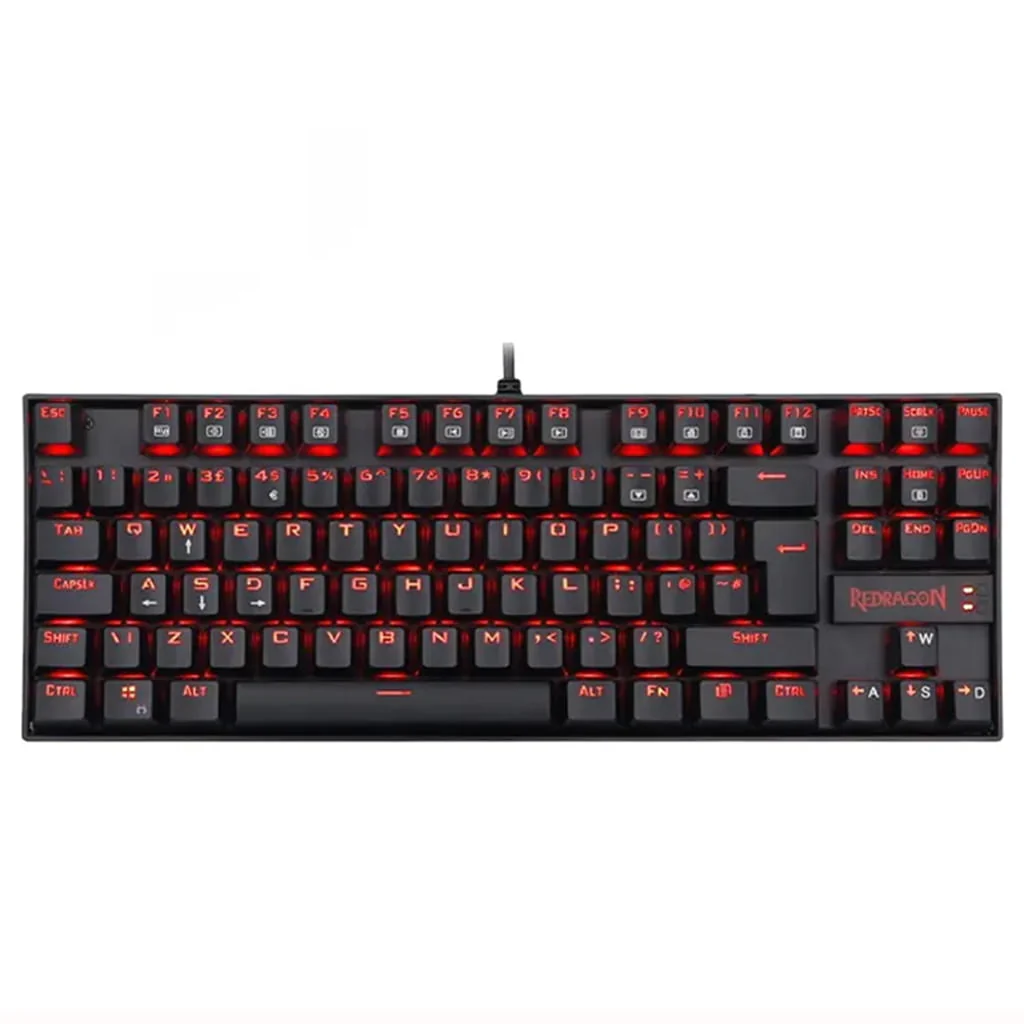 Redragon K552 Red Light KUMARA Gaming Keyboard price in Pakistan product image