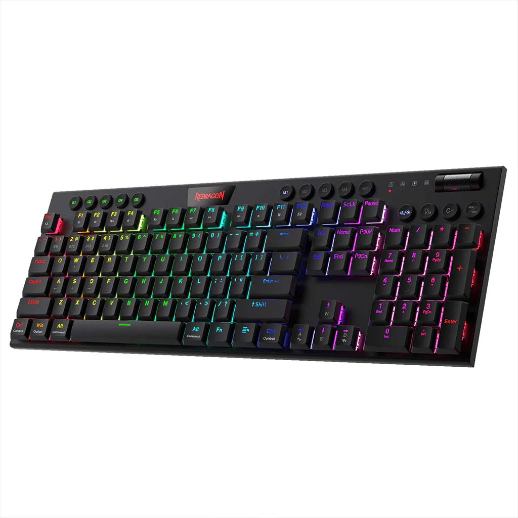 Redragon pc gear Redragon Horus K618 pro Gaming Keyboard front view