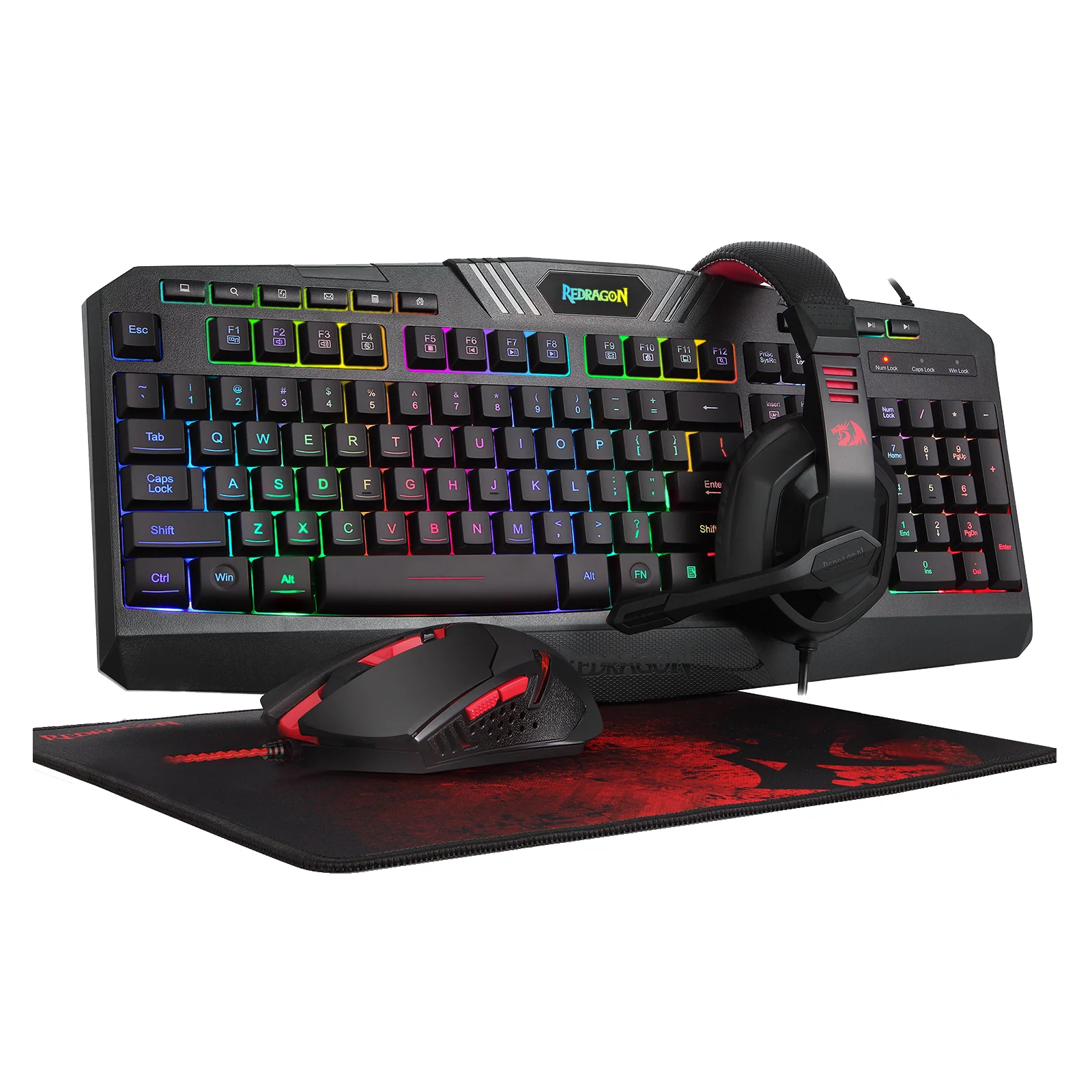 Redragon S101-BA-2 (4-In-1) Gaming Combo price in Pakistan product image