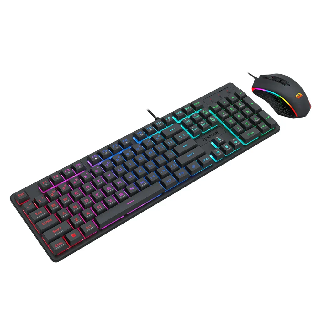 Redragon pc gear Redragon S107-BA (2-in-1) Gaming Combo front view