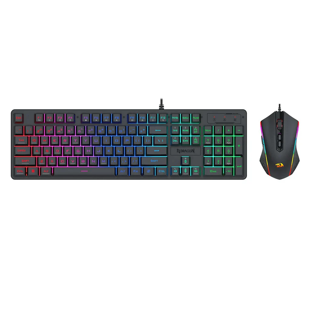 Buy Redragon S107-BA (2-in-1) Gaming Combo online in Pakistan at WaddaGamer