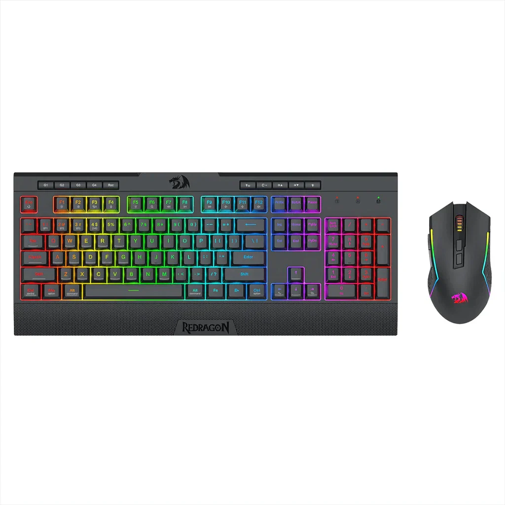 Redragon S151 PRO Black with RGB (2-in-1) Gaming Combo