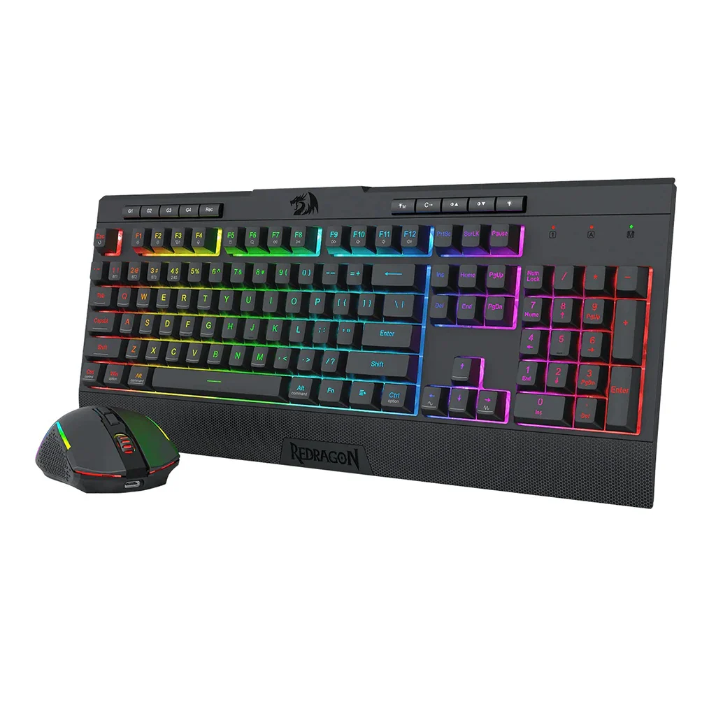Redragon S151 PRO Black with RGB (2-in-1) Gaming Combo
