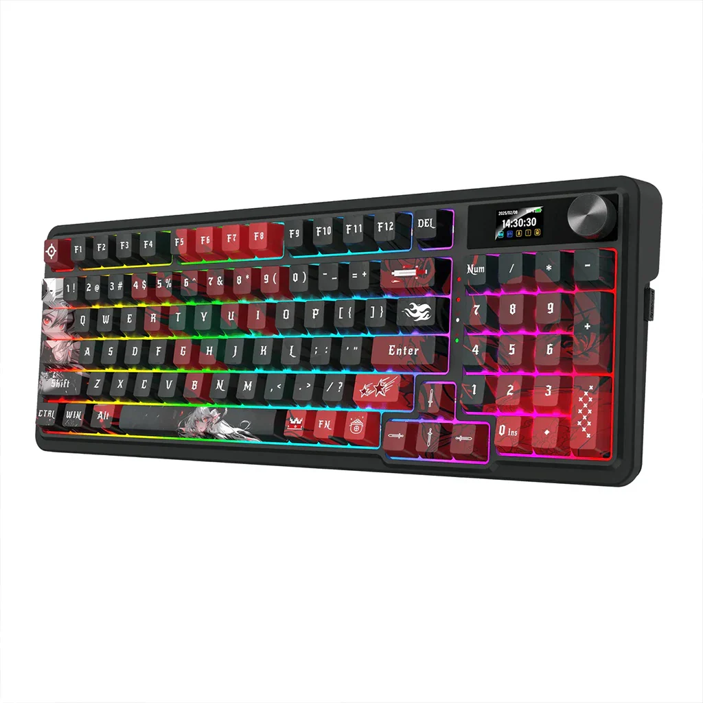 Redragon pc gear Redragon Artemis Pro K719AK RGB Gaming Keyboard front view