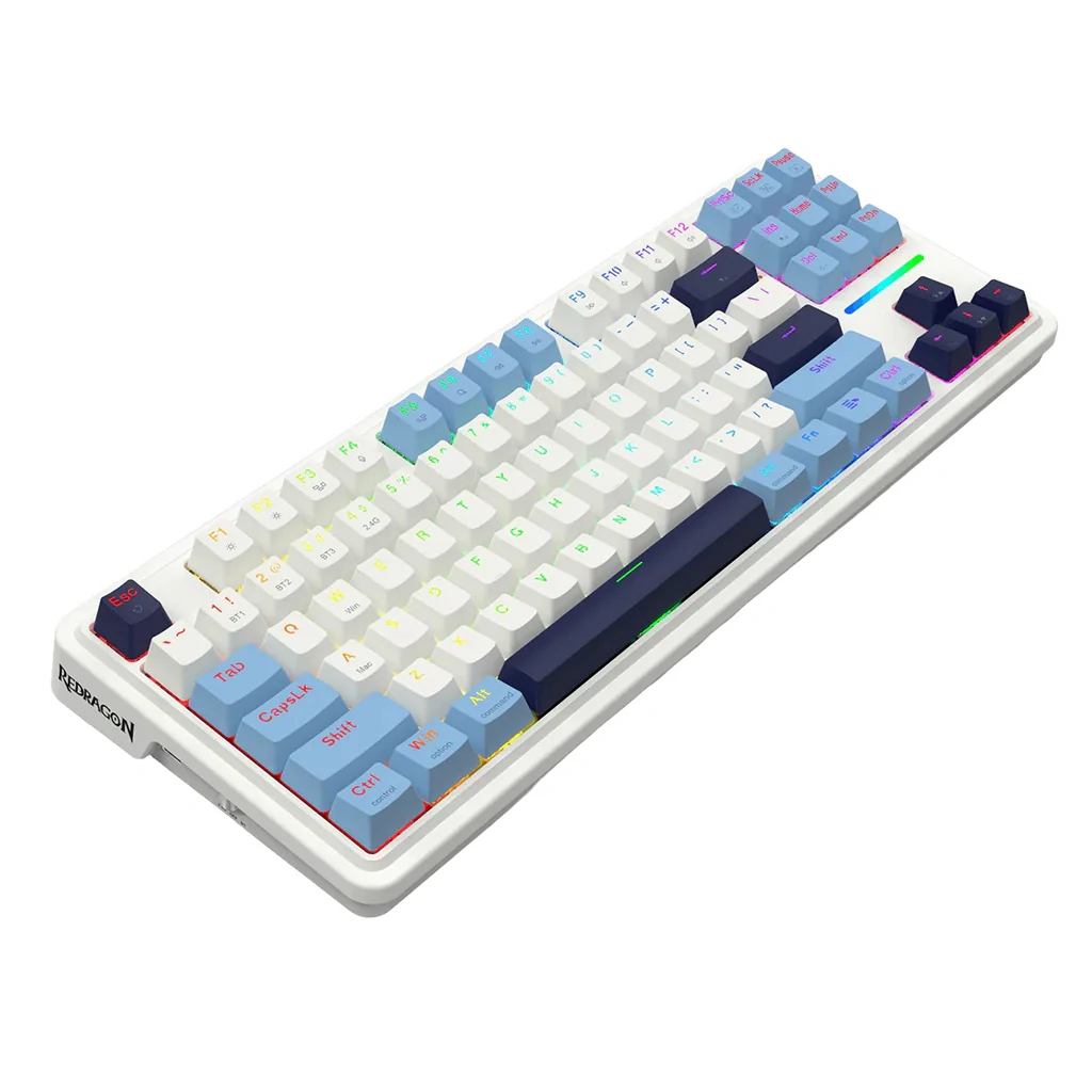 Redragon pc gear Redragon Antonium Pro K728WBP-RGB Gaming Keyboard front view