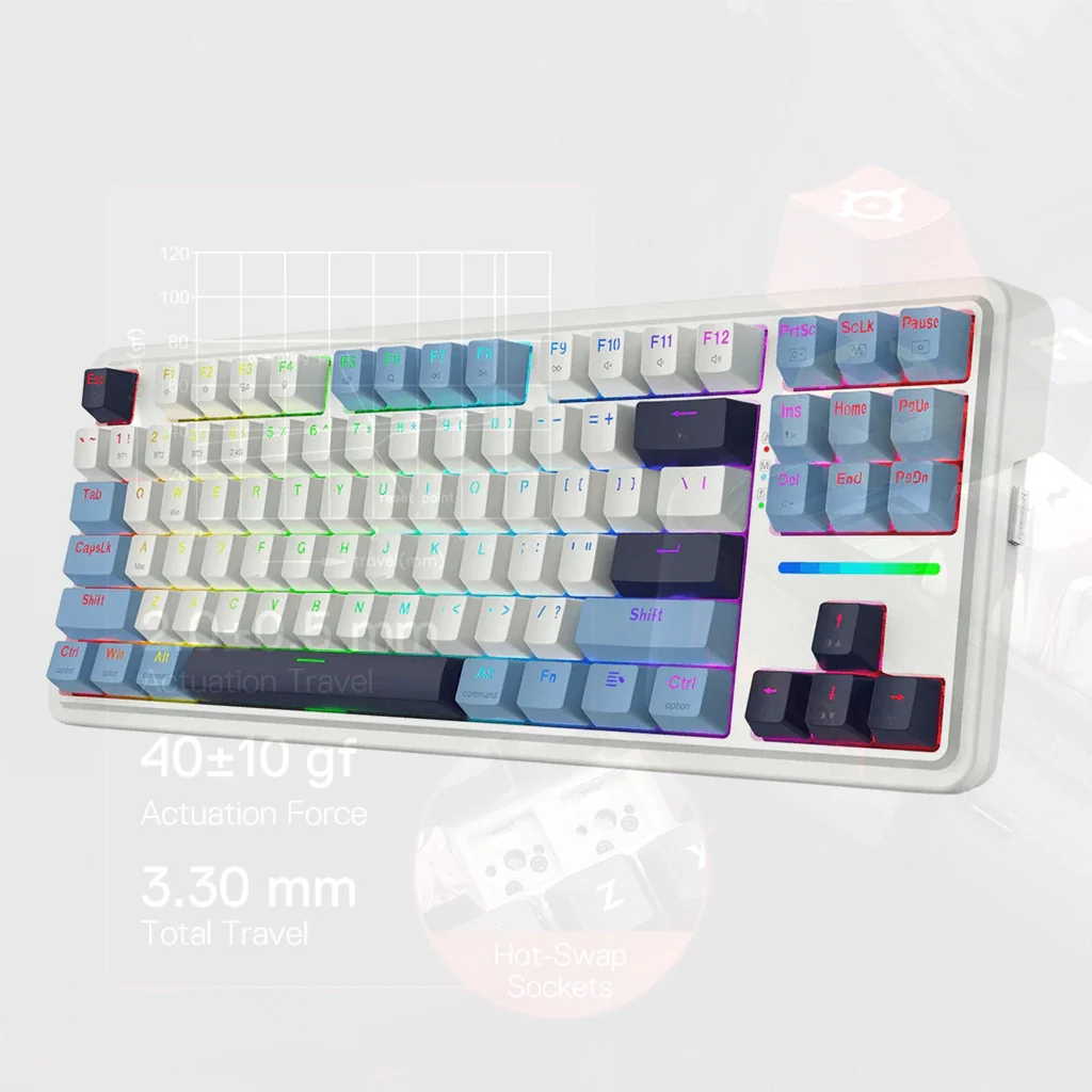 Buy Redragon Antonium Pro K728WBP-RGB Gaming Keyboard online in Pakistan at WaddaGamer