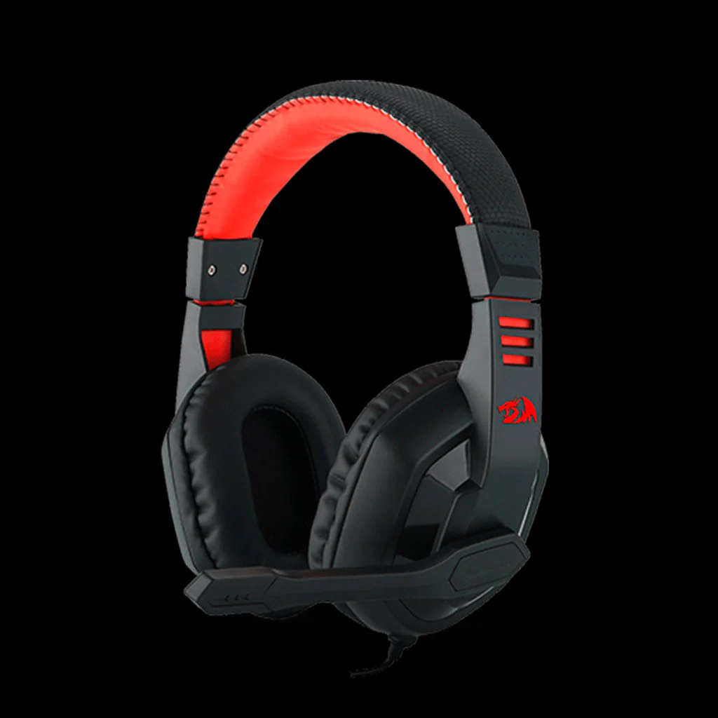 Redragon H120 ARES (Black & Red) Dual 3.5 Jack Wired Gaming Headphone price in Pakistan product image