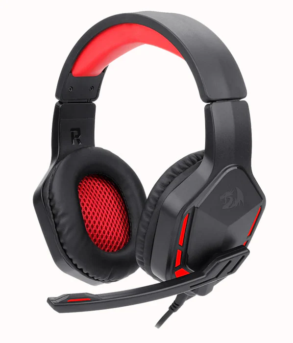 Buy Redragon H220N Themis 2 (Black & Red) Noise Cancelling Foldable Mic Wired Gaming Headphone online in Pakistan at WaddaGamer