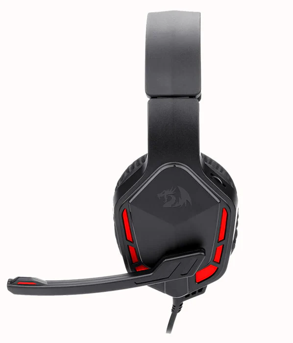 Redragon H220N Themis 2 (Black & Red) Noise Cancelling Foldable Mic Wired Gaming Headphone image 4