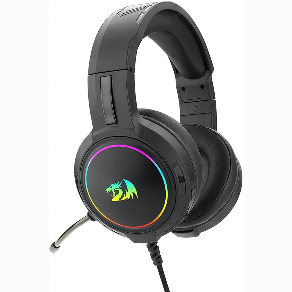 Buy Redragon H270 Mento (Black with RGB) Rotatable Boom Wired Gaming Headphone online in Pakistan at WaddaGamer