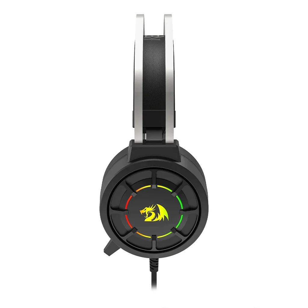 Redragon audio Redragon H314 Grendel Wired Gaming Headphone (Black with RGB) front view