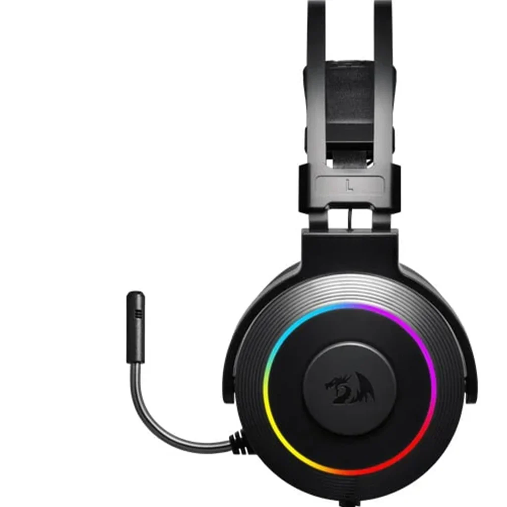 Buy Redragon H320 Lamia 2 (Black with RGB) 7.1 Surround Wired Gaming Headphone with Stand online in Pakistan at WaddaGamer