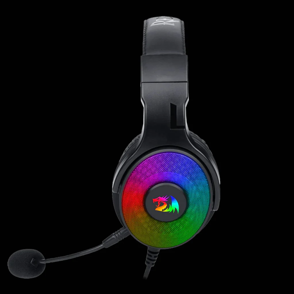 Buy Redragon H350 Pandora 2 (Black with RGB) Detachable Mic Wired Gaming Headphone online in Pakistan at WaddaGamer