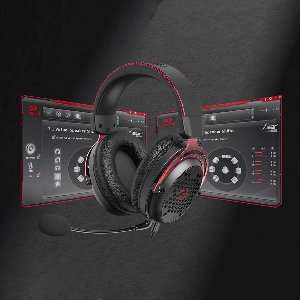 Redragon audio Redragon H386 Diomedes Gaming Headphone front view