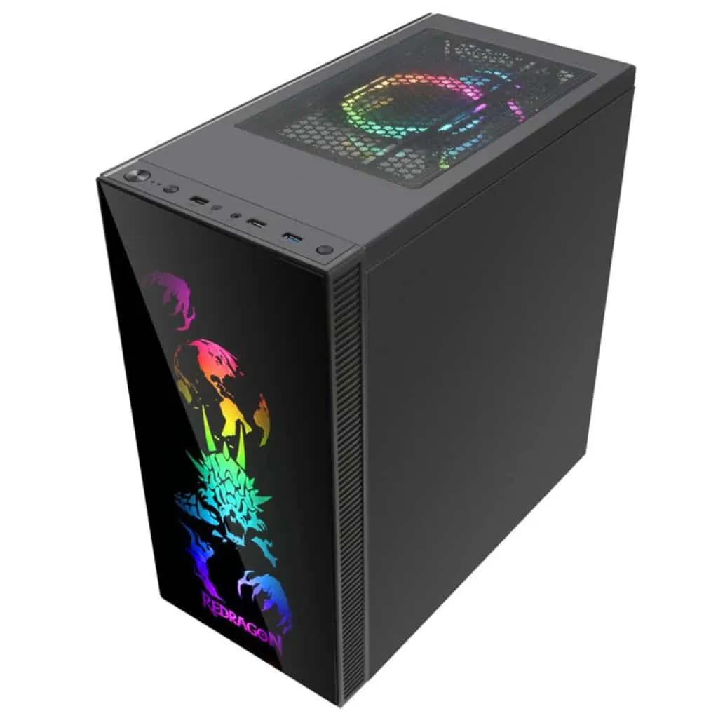 Redragon  GC-608 & Pro Steeljaw Gaming Pc Case image 4