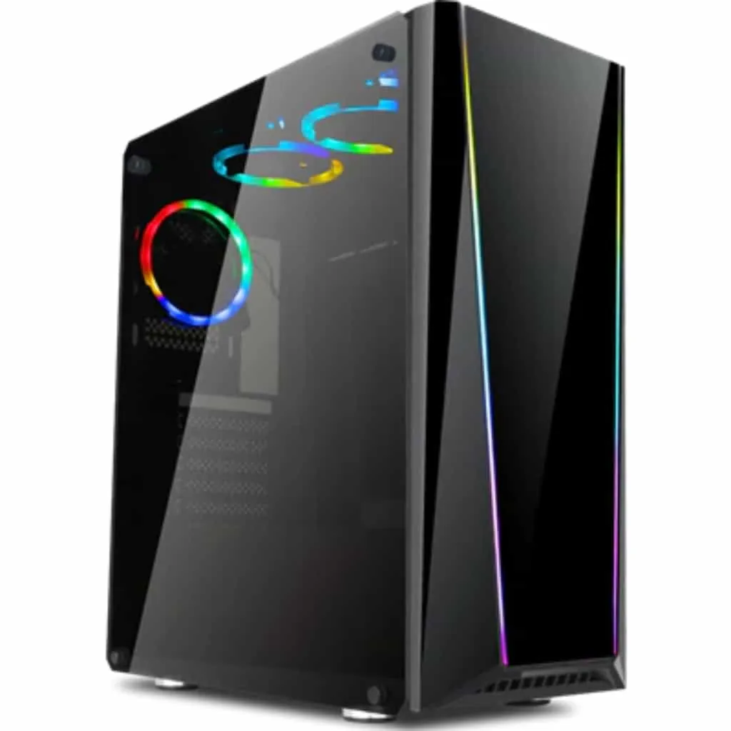 Redragon pc gear Redragon GC-702 Tailgate Gaming Pc Case front view