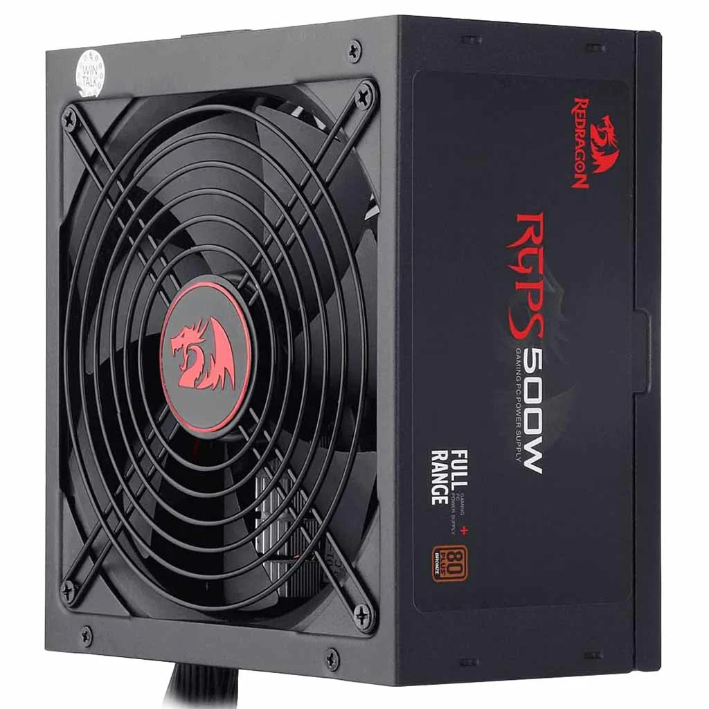 Redragon pc gear Redragon GC-PS001 Gaming PC Power Supply front view