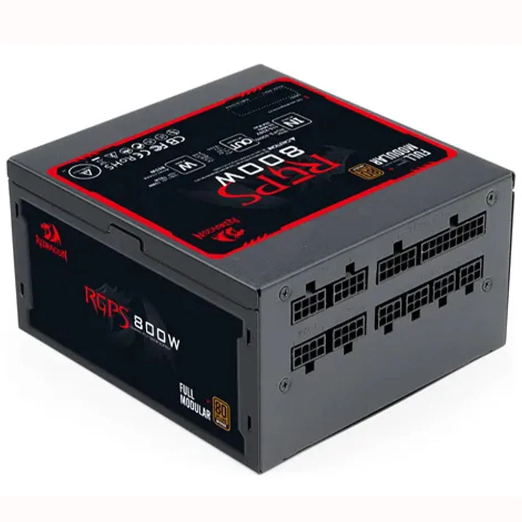 Redragon pc gear Redragon RGPS PS011 Gaming PC Power Supply front view